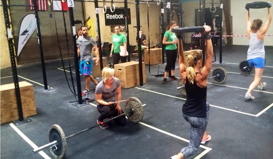 skiers training on summer