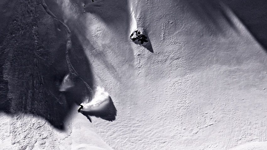 Yanik Skiing Gulmarg's Mini pipline